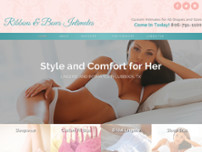 Ribbons & Bows Intimates website screenshot