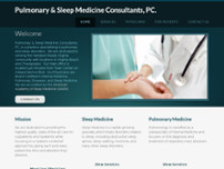 Pulmonary & Sleep Medicine Consultants website screenshot