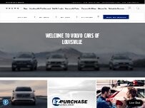 Website Screenshot Volvo Cars of Louisville