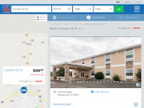 Motel 6 Colorado City TX website screenshot