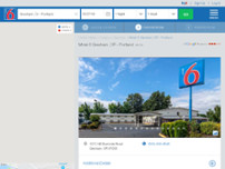 Motel 6 Gresham City Center website screenshot