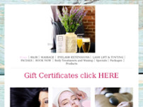 Carrollton Square Salon & Spa website screenshot