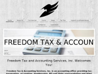 Freedom Tax and Accounting website screenshot