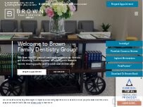 Website Screenshot Brown Family Dentistry Group