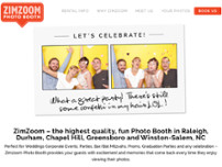 Screenshot for http://zimzoomphotobooth.com