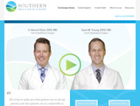 Southern Oral & Facial Surgery website screenshot