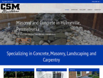 CSM Builders website screenshot