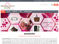 Screenshot for http://www.generationsstore.com