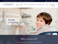 Screenshot for http://www.franklinfamilydentistry.com