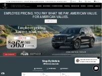 Website Screenshot Parks Lincoln of Tampa