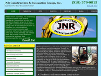 JNR Construction & Excavation Group, Inc. website screenshot