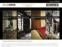 Paul Davis Emergency Services of Duluth MN website screenshot