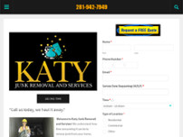 Screenshot for http://www.katyjunkremoval.com