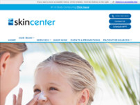 Screenshot for http://skincenter.com