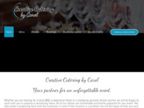 Creative Catering by Carol, LLC website screenshot