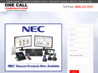 Screenshot for http://onecallcommunications.net/