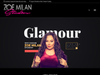 Zoe Milan Studios website screenshot