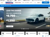Website Screenshot Martin Chevrolet