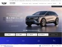 Website Screenshot Bob Moore Cadillac of Edmond