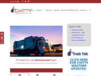 Chitty Garbage Service website screenshot