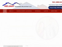 Reliant Insurance Adjusters website screenshot