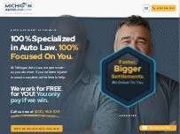 Website Screenshot Michigan Auto Law - Auto Accident Attorneys