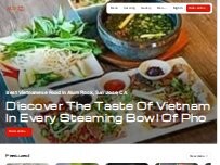 Website Screenshot Pho Tick Tock Restaurant