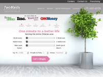 Two Maids & A Mop website screenshot