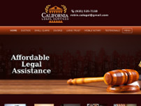 California Legal Services website screenshot