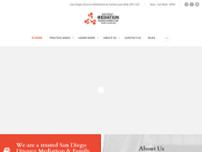 San Diego Divorce Mediation & Family Law website screenshot