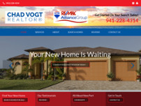 Chad Vogt Realtor website screenshot