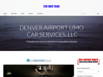 Denver Airport Limo Car Services website screenshot