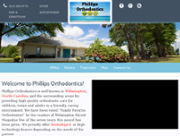 Phillips Orthodontics website screenshot