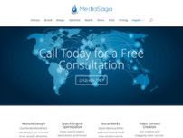 MediaSaga website screenshot