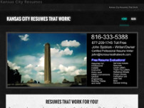 Kansas City Resumes That Work website screenshot