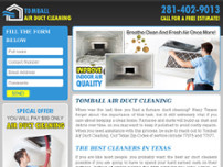 Screenshot for http://www.tomballairductcleaning.com/