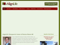 AlignLife Chiropractic and Natural Health Center website screenshot