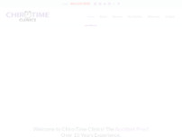 Chiro-Time Clinics-Morrow website screenshot