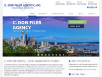 Filer, C. Don Agency Inc website screenshot