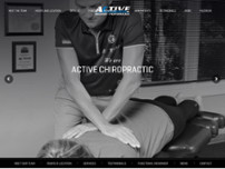 Active Chiropractic website screenshot