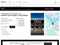 Website Screenshot DSW Designer Shoe Warehouse