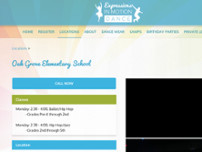 Screenshot for http://www.eimdance.com/classes/oak-grove-elementary-school