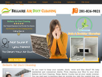Screenshot for http://www.bellaireatxirductcleaning.com/