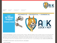 Screenshot for http://AandkLockandKey.com