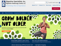 Digestive Endoscopy Center – Dayton website screenshot