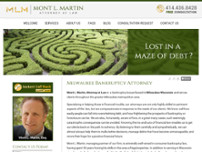 Mont L. Martin, Attorney at Law website screenshot