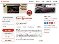Website Screenshot Dane Spealman - State Farm Insurance Agent