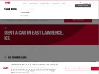 Website Screenshot Avis Car Rental