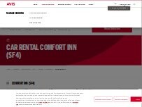 Website Screenshot Avis Car Rental