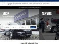 Website Screenshot Volvo Cars Rochester